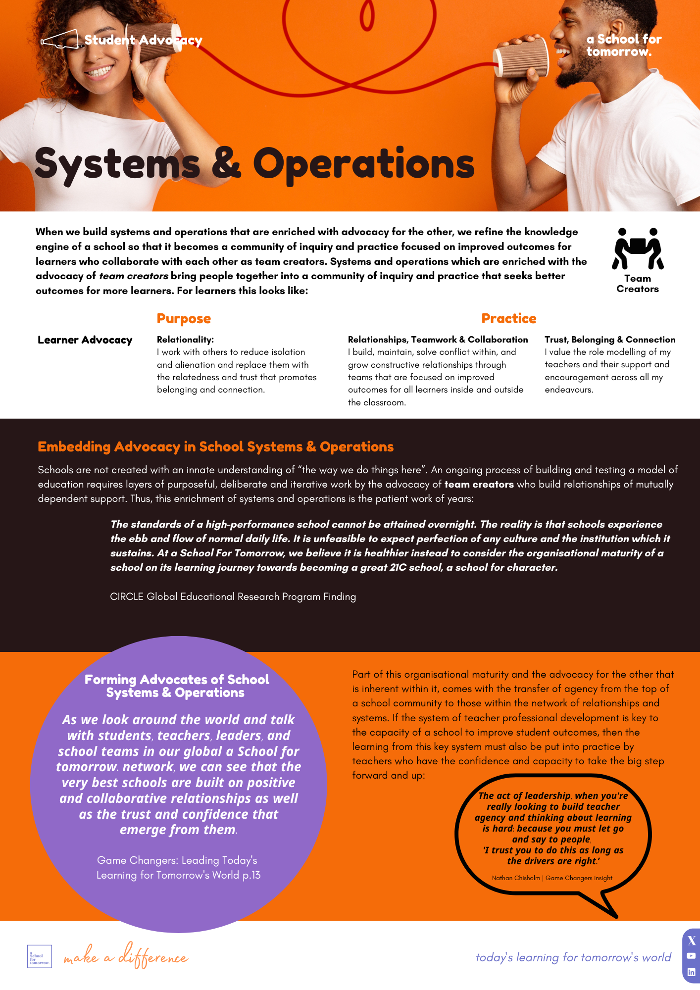 Advocacy, Systems & Operations 